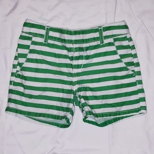 Striped chino shorts